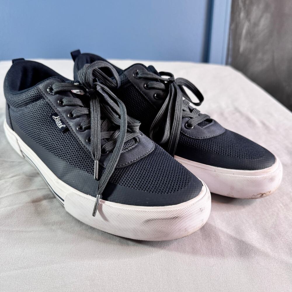 G.H. Bass Mens Size 10 Navy Mesh Sneakers Casual Lace Up Comfort Shoes